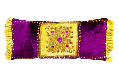 Image showing Velvet pillow