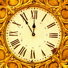 Image showing Grunge clock