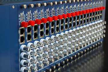 Image showing fiber optic video converter with optical FC connectors and video