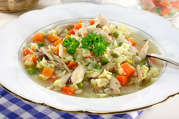 Image showing Chicken soup