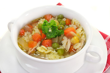 Image showing Chicken soup