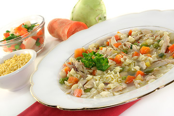 Image showing Chicken soup