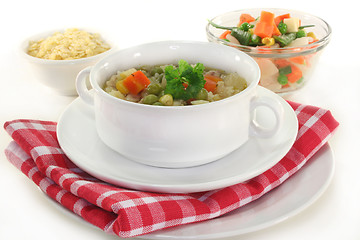 Image showing Chicken soup