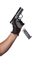 Image showing Dropping a Handgun Clip