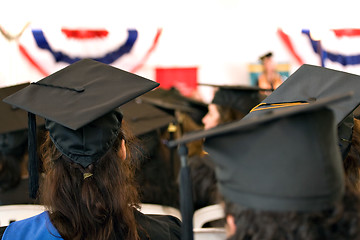 Image showing Group of Seated Graduates