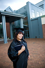 Image showing Graduate With Her Diploma