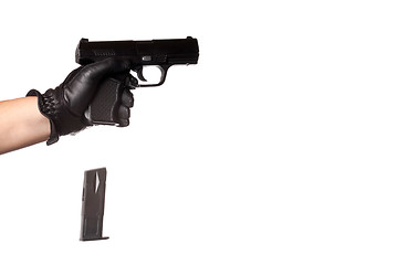 Image showing Dropping a Handgun Clip