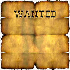 Image showing Wanted Poster