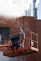 Image showing Commercial Painter Suited Up