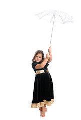 Image showing Child Holding Umbrella