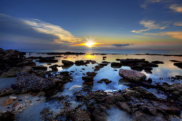 Image showing Sunset Bonaire