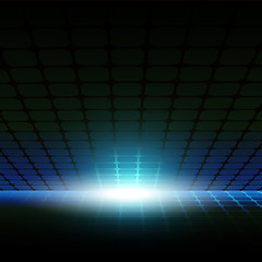 Image showing Grid on a abstract background