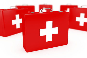 Image showing First aid kits