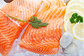 Image showing Fresh fillets