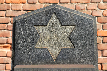 Image showing Jewish star