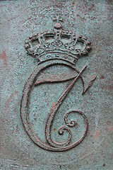 Image showing Monogram of Christian VII