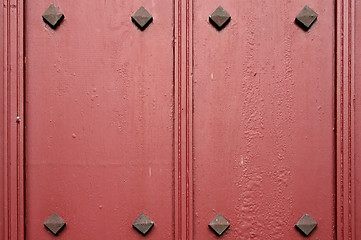 Image showing Red door