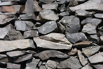 Image showing Basalt stone texture