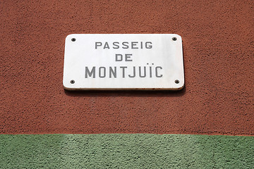 Image showing Montjuic, Barcelona