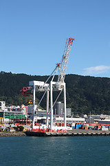 Image showing Wellington harbor