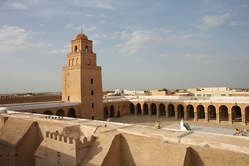 Image showing Great Mosque of Kairouan, Tunisia, Africa 