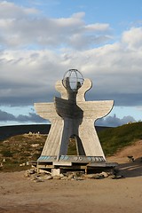 Image showing Polar circle at saltfjellet