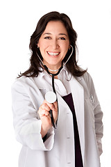 Image showing Happy doctor with Stethoscope
