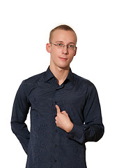 Image showing Young man in shirt