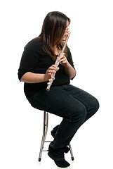 Image showing Flute Player