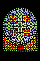 Image showing Stained glass detail