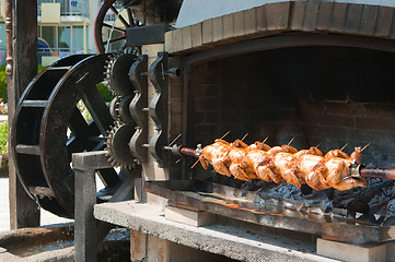 Image showing grilled chickens