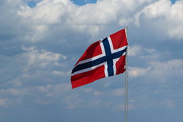 Image showing The Norwegian flag