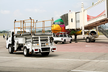 Image showing Connected airplane