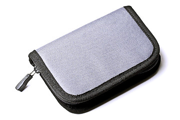 Image showing gray purse isolated on white
