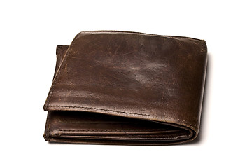 Image showing  Brown wallet isolated on white