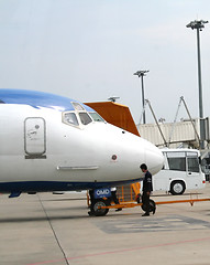 Image showing Airplane nose
