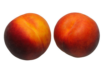 Image showing Peaches, isolated