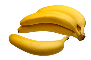 Image showing Bananas, isolated