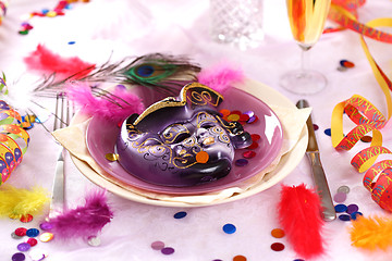 Image showing Carnival and party place setting