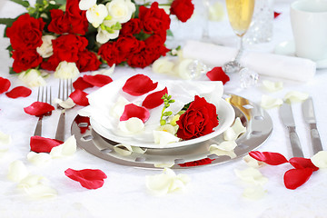 Image showing Fine place setting