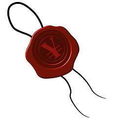 Image showing Yeni sign wax seal 