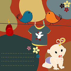 Image showing Baby card