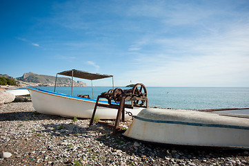 Image showing Fishing boats