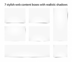 Image showing web content boxes