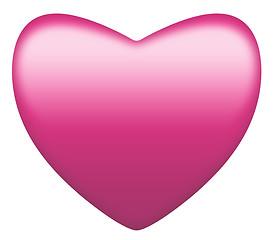 Image showing Pink heart