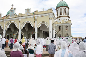 Image showing Ethiopian Orthodox Good Friday mass