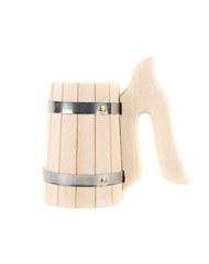 Image showing wooden handmade mug