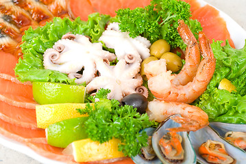 Image showing Seafood salad