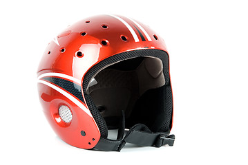 Image showing skier helmet