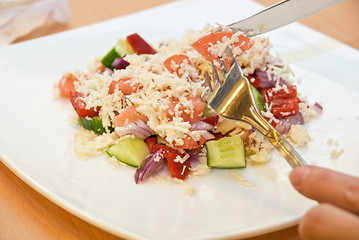 Image showing Shopski salad